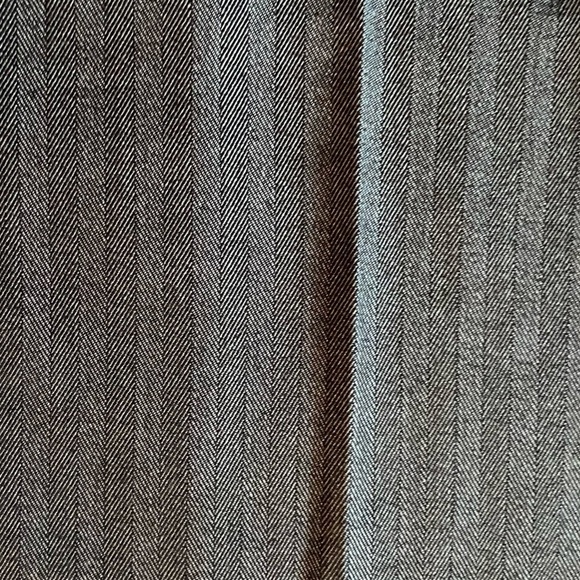 NWT Alfani Trousers In Gray Herringbone. Wide Leg And A Boardroom Esssential. - Picture 5 of 8